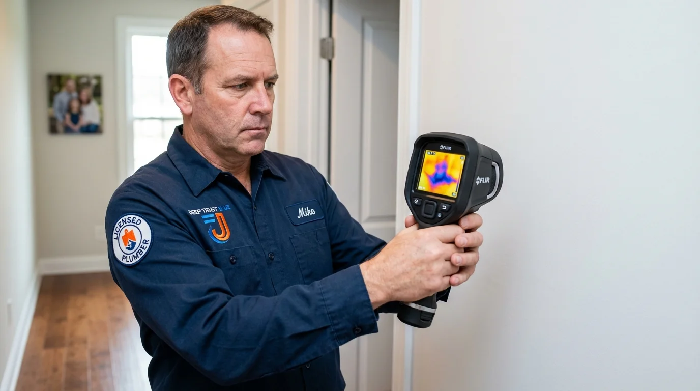 Thermal imaging leak detection by Johns Plumbing LLC in Plains
